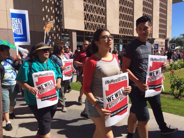 Entre ellos había líderes comunitarios, religiosos y estudiantiles.