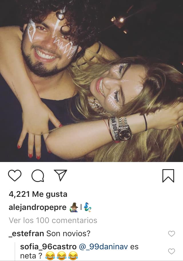 Estas especulaciones comenzaron desde que ambos compartieron fotografías, a través de Instagram, donde posan juntos y muy sonrientes.