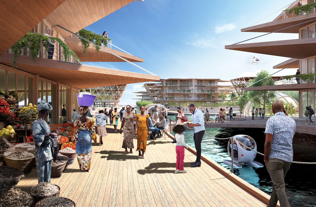 Oceanix City no solo es sostenible en términos económicos y medioambientales, sino también a prueba de inundaciones y de los embates de tormentas muy grandes. Además, si se produjera un cambio importante en los patrones climáticos, esta ciudad flotante podría ser desarmada y remolcada a un lugar del mundo más adecuado.