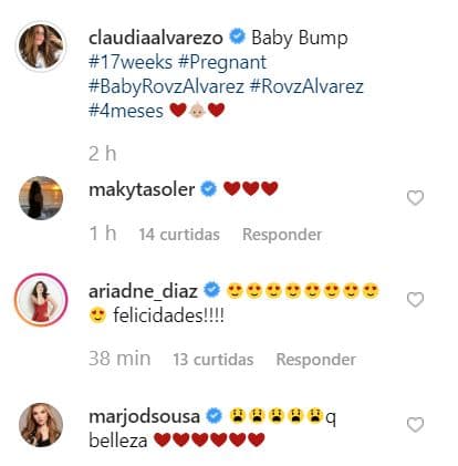Actrices como 
<b>Maky Soler</b>, 
<b>Ariadne Díaz</b> y 
<b><a href="https://www.univision.com/famosos/la-razon-por-la-que-marjorie-de-sousa-cree-que-edith-gonzalez-no-murio-en-paz-fotos">Marjorie de Sousa</a></b> fueron de las primeras en reaccionar a la foto compartida por Claudia Álvarez.
