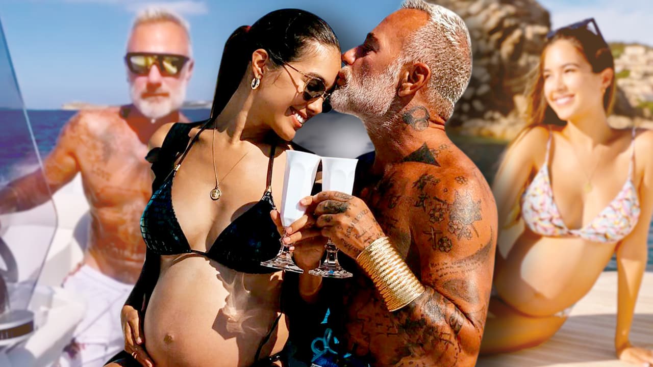 El 18 de julio la modelo intentó capturar un retrato de ella bajo el sol del verano mostrando cómo había crecido su vientre.
<br>