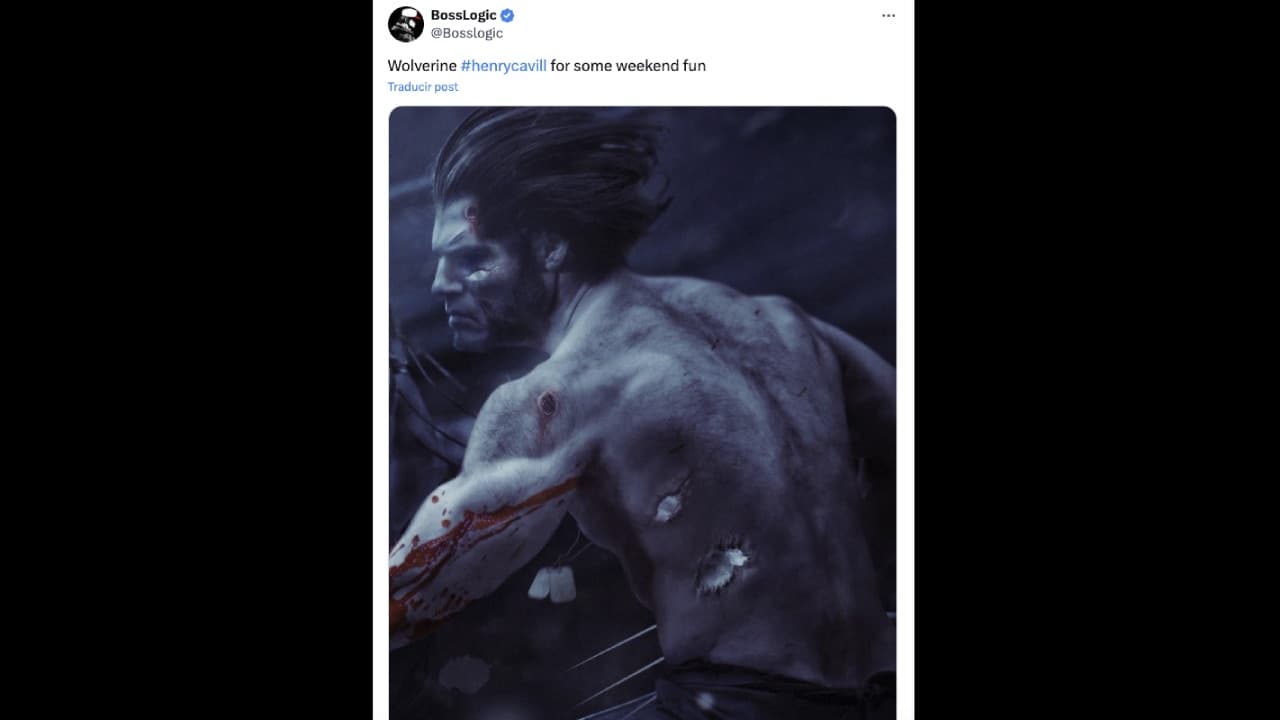 Crean fan-art de Henry Cavill como Wolverine.