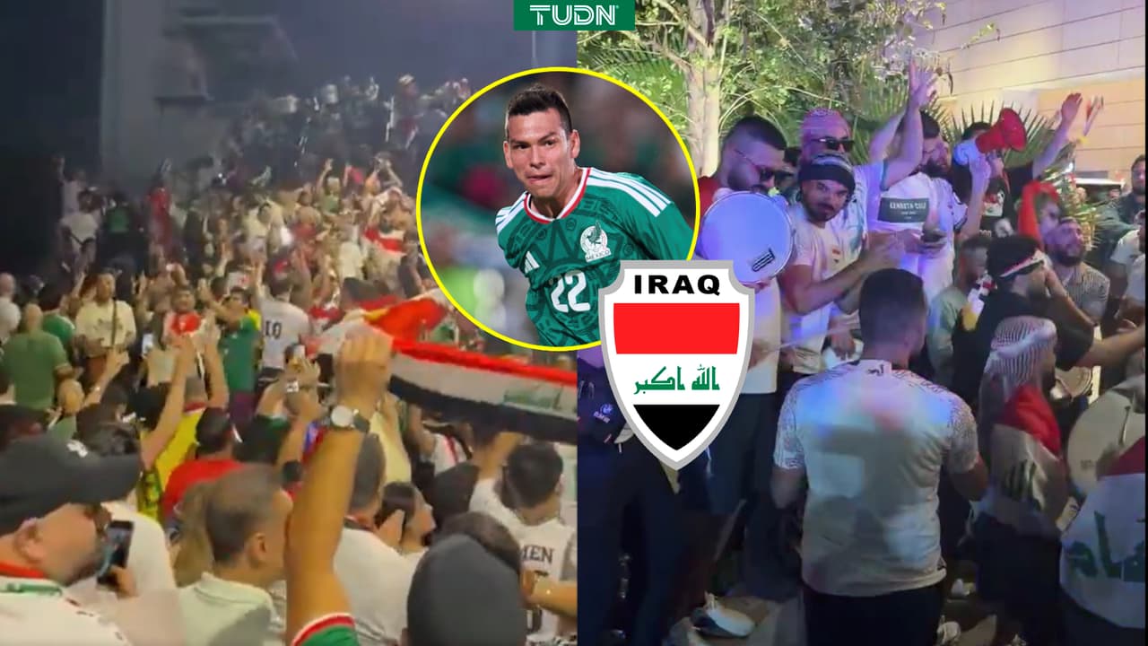 Así fueron los festejos de la afición de Irak en Monterrey por el pase al Mundial 2026
