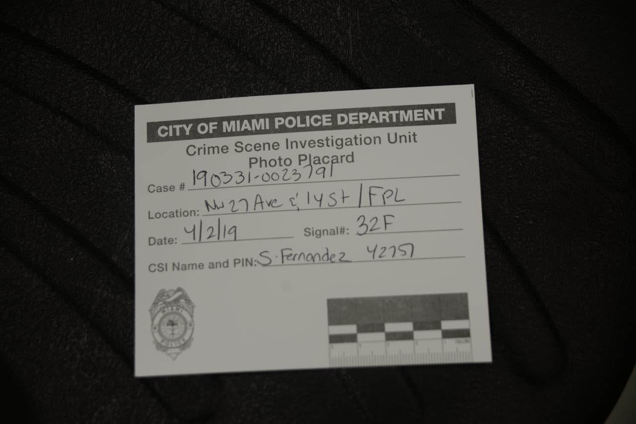 Las investigaciones fueron realizadas por el detective Fernández de la policía de Miami el pasado dos de abril.