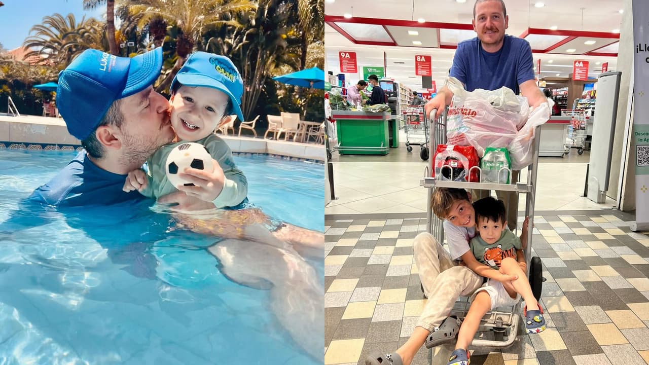 Diego Gallardo deja huérfanos de padre a dos hijos.