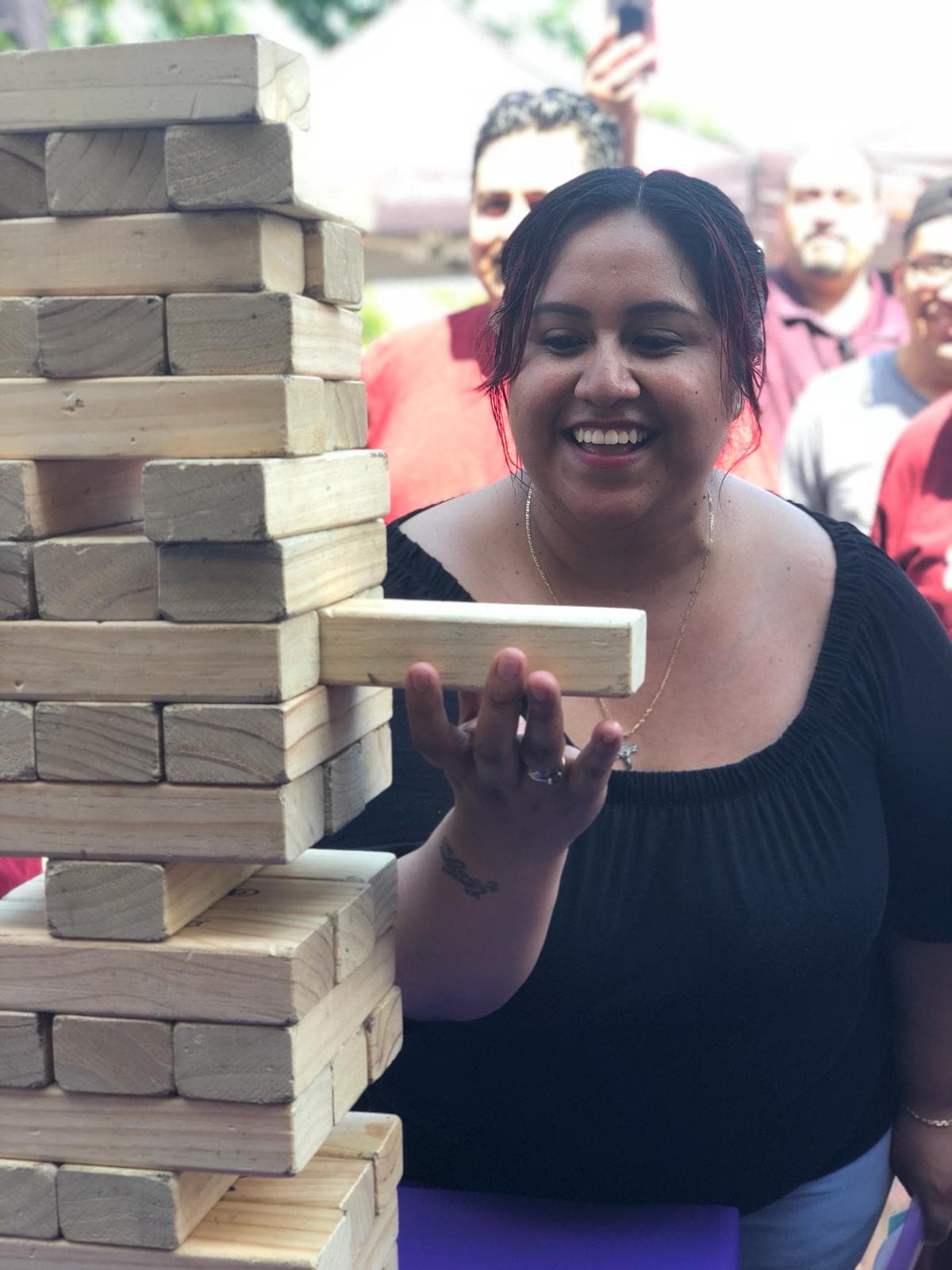 Las piezas del Jenga se fueron moviendo.