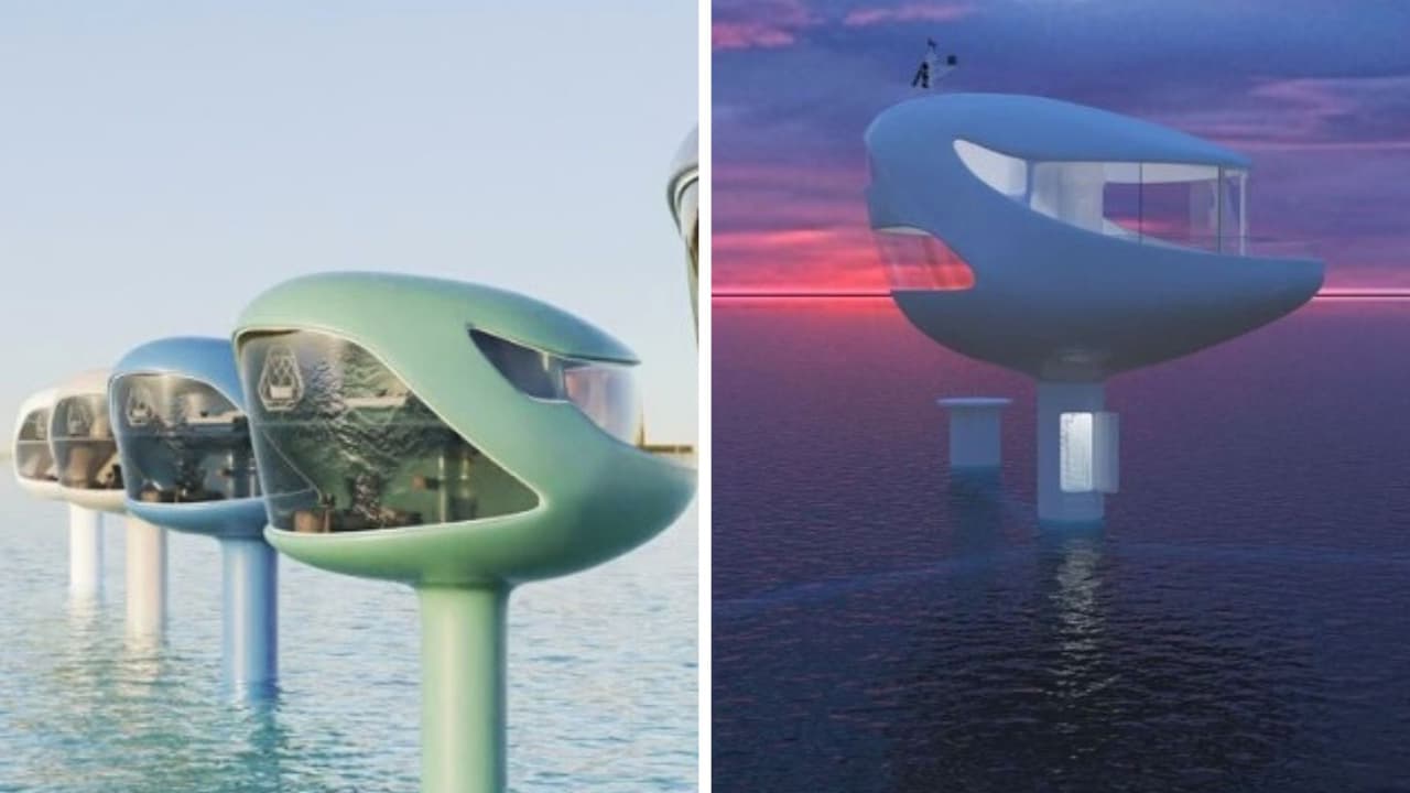 Concepto ilustrado de los SeaPods