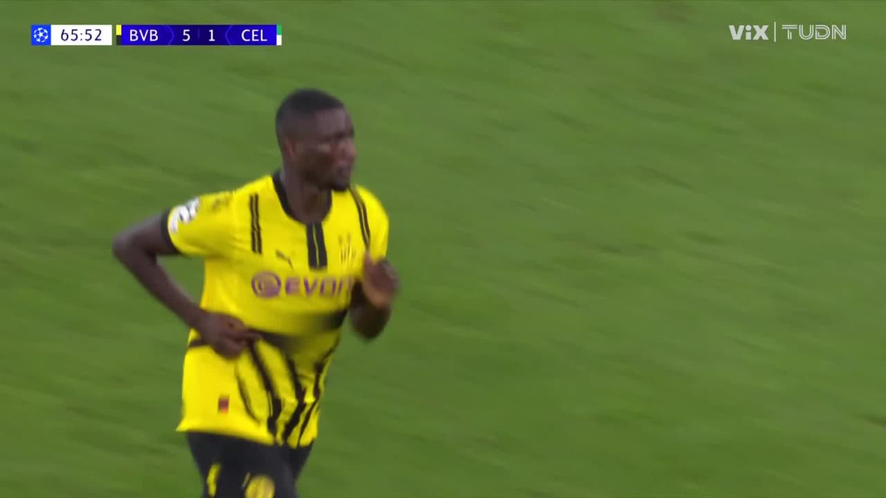 ¡Cayó el sexto! Guirassy firma su doblete ante Celtic