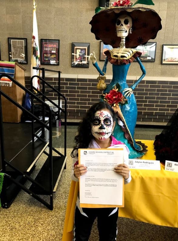 Adylen Rodriguez de la secundaria Cicero West.