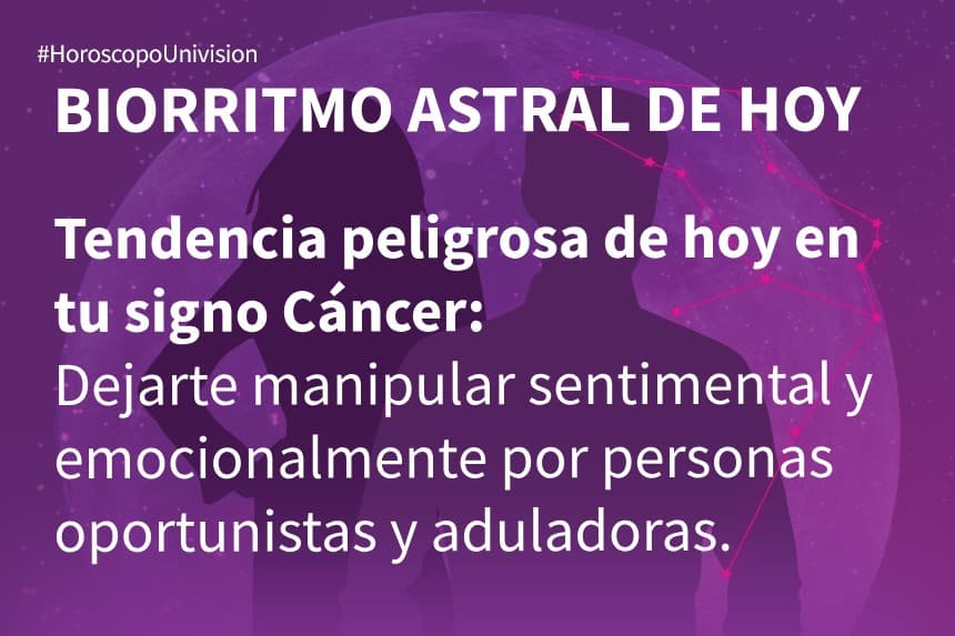Horóscopo Cáncer 26 de abril 2019