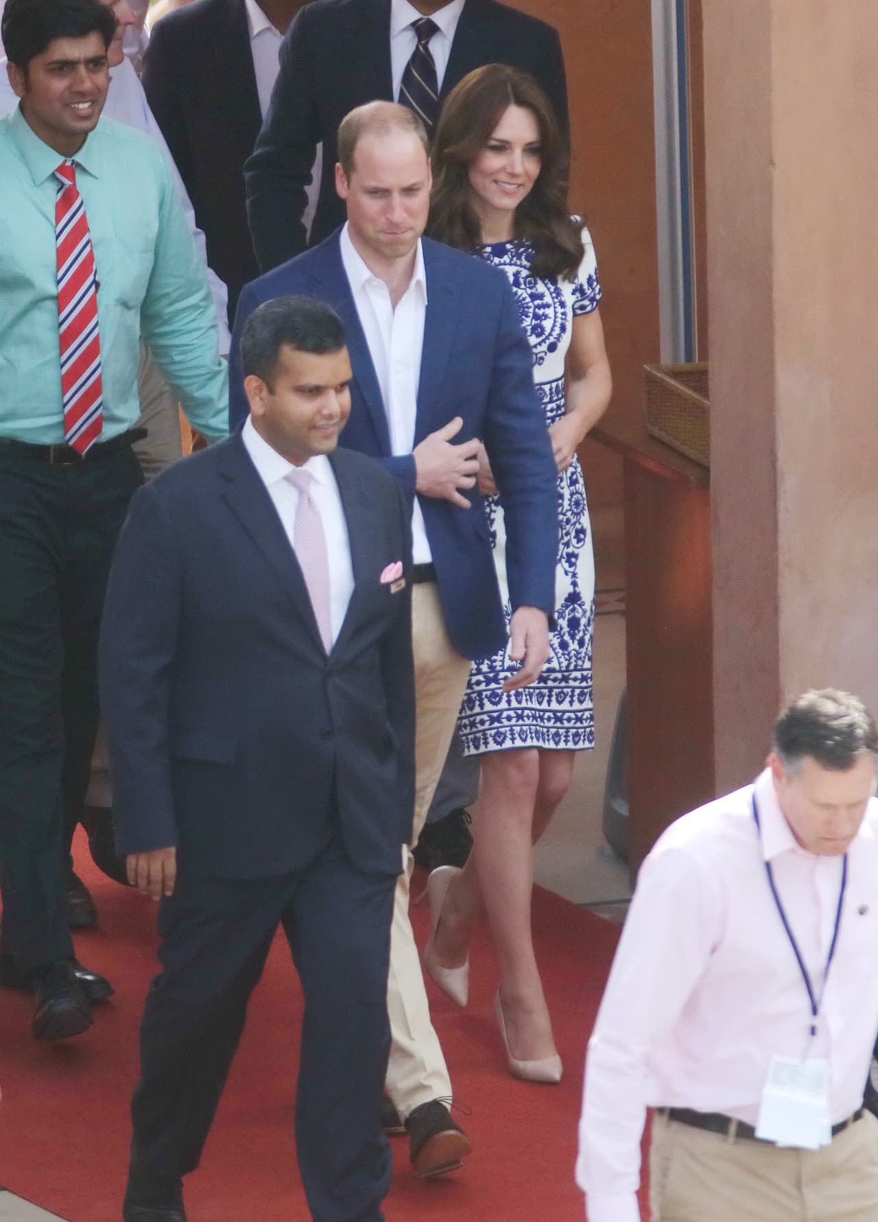 Y tal parece que a William le recordó a su mamá, la princesa Diana, quien hizo la misma visita en 1992.