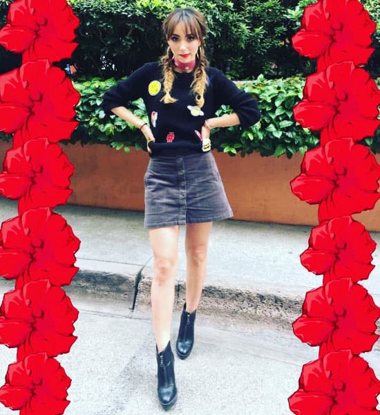 Natalia nos presumió uno de sus outfits favoritos de toda la vida. Súper in para esta temporada de bajas temperaturas.