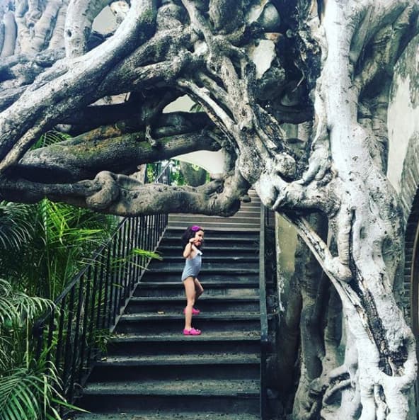 Luciana se fue de vacaciones con su tía, la actriz Mayra Rojas, al estado de Morelos, México y dejó a todos con la boca abierta porque ha crecido muchísimo.