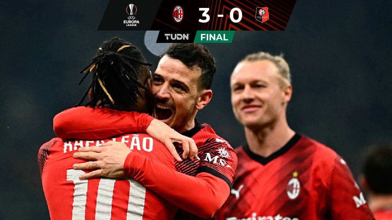 El Milan lleva su buen momento a la Europa League y golea al Rennes