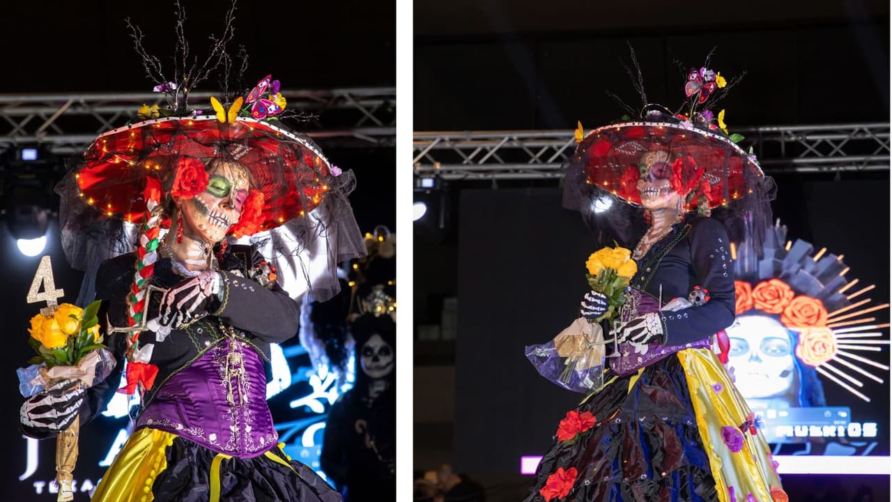 Este desfile es organizado por Día de los Muertos USA LLC que es una organización que busca impulsar a empresarios hispanos y líderes comunitarios.