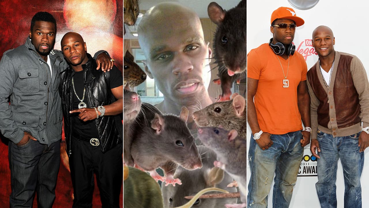 La pelea de Mayweather con 50 Cent: lluvia de insultos y hasta miles de dólares de premio