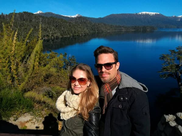 El último proyecto en el que participó Ingrid fue una novela en Argentina, Rodrigo la acompañó en su estancia.