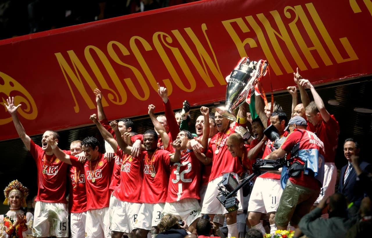 <b>¡Celebración en Moscú!</b>
<br>Manchester United se proclamó campeón en aquella edición, fuee laa tercera conquista de 'La Orejona'.