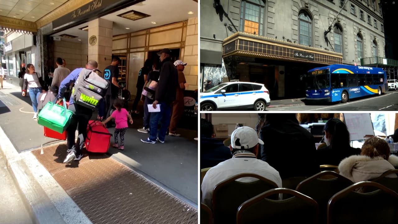 El Hotel Roosevelt cumple un año funcionando como refugio de inmigrantes en Nueva York