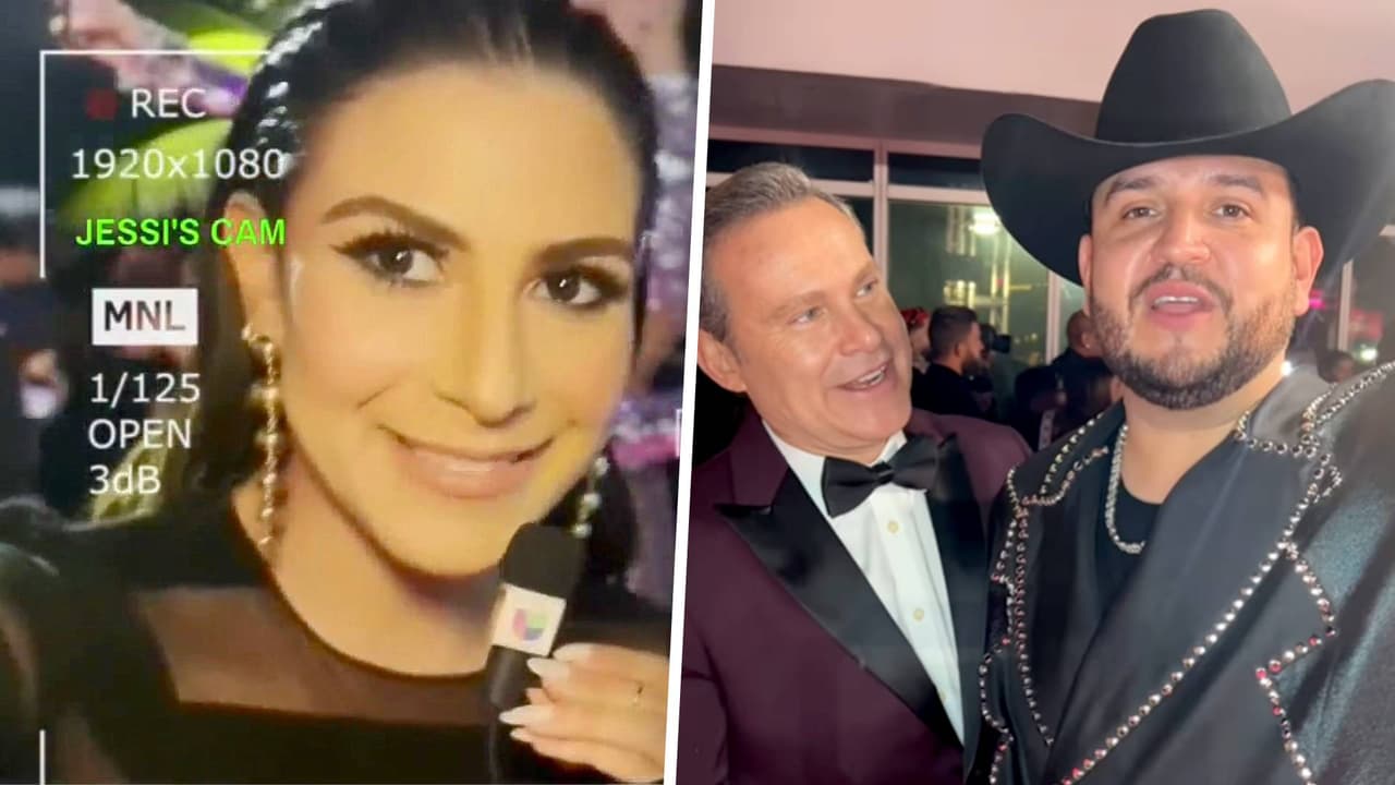 Jessi Rodríguez y Alan Tacher hicieron de las suyas en el detrás de cámaras de Premio Lo Nuestro