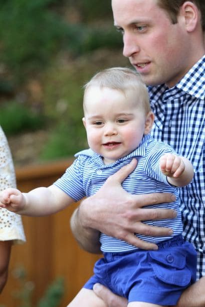 Mira más fotos del pequeño George y sus papás.