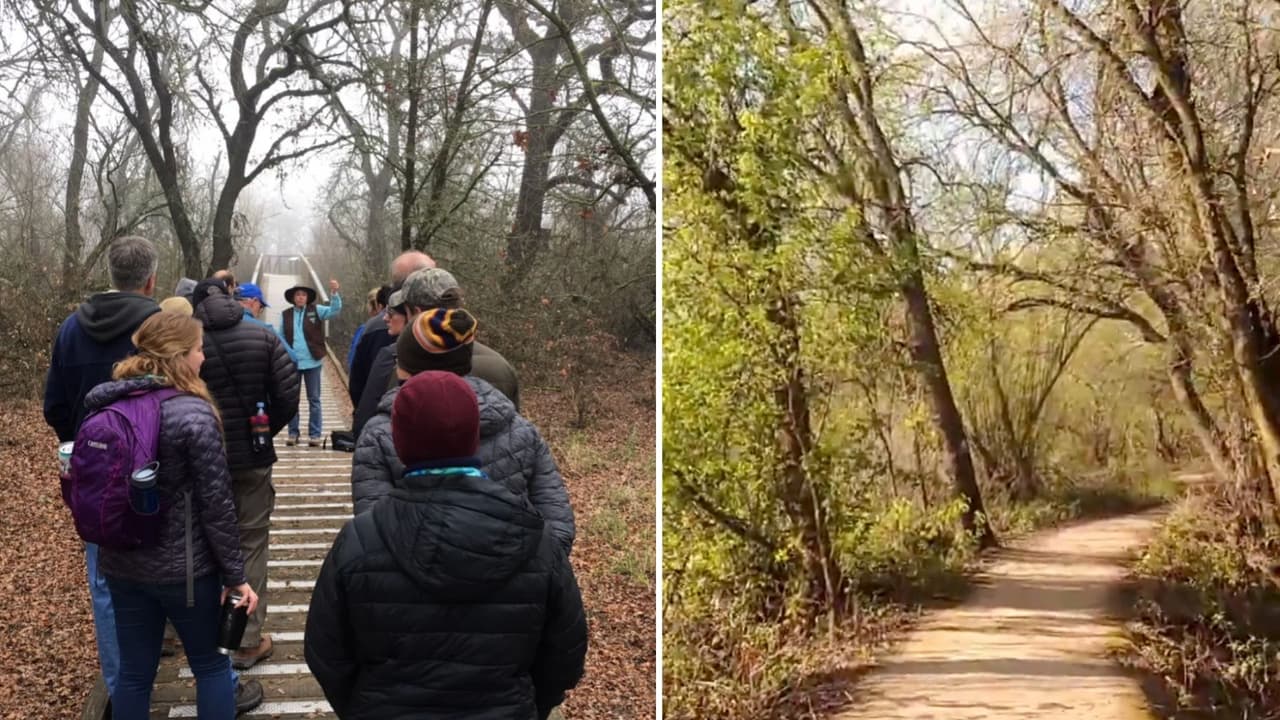 El
<b>River Walk</b> en la Reserva del río
<b>Cosumnes</b> es el lugar perfecto para comenzar en el senderismo. Ubicado en la ciudad de
<b> Galt</b>, a unos 30 minutos del centro de
<b> Sacramento</b>, es una ruta circular de 3.2 millas con terreno plano y secciones con sombra. Toma apróximadamente una hora en completar.
<br>
<br>Es popular entre los amantes de la naturaleza que les gusta caminar y observar la fauna, ya que se han observado unas 250 especies de aves, 40 especies de peces, 230 variedades de plantas y un número incalculable de reptiles y anfibios.
<br>
<br>Suelen tener eventos y paseos guiados los fines de semana. Puedes encontrarlos en su
<a href="https://www.cosumnes.org/homepage-2/events/" target="_blank">página web.</a>
<br>
<br>Abre todos los días desde las 8 de la mañana hasta las 5 de la tarde. Tienen otras rutas y actividades en la reserva por las que puedes preguntar en su Centro de Visitantes.
<br>
<br>
<b>Dirección: <a href="https://www.google.com/maps/place/Cosumnes+River+Preserve/@38.2657318,-121.4414587,17z/data=!3m1!4b1!4m5!3m4!1s0x809ad12affffffff:0xd490837370a0fb7e!8m2!3d38.2657318!4d-121.43927" target="_blank">13501 Franklin Blvd, Galt, CA 95632</a></b>