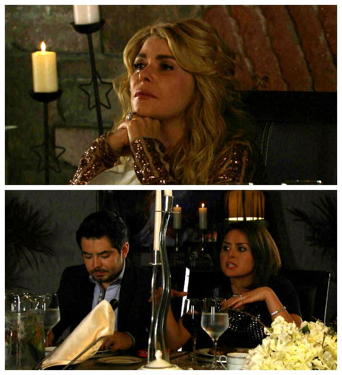 Preparó una cena muy extraña y después desahogó sus penas.