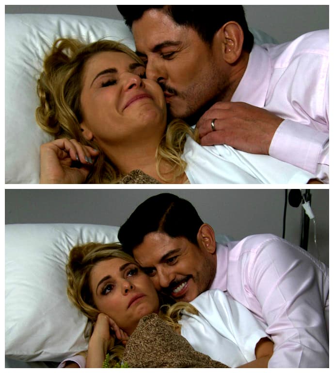 Y estuvo con ella para hacerla sentir mejor. ¡Ya no venderá la casa y regresará con ella!