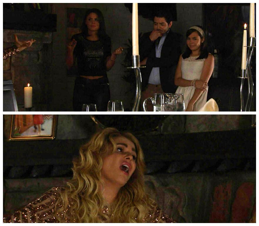 Y eso lo puso un poco loca. ¡Cantaba algo que aturdió a todos!