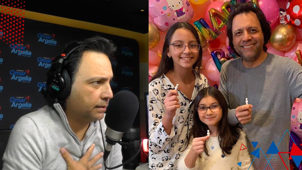"No sé cómo voy a reaccionar": Omar confesó cuál es su mayor miedo ahora que sus hijas se acercan a la adolescencia