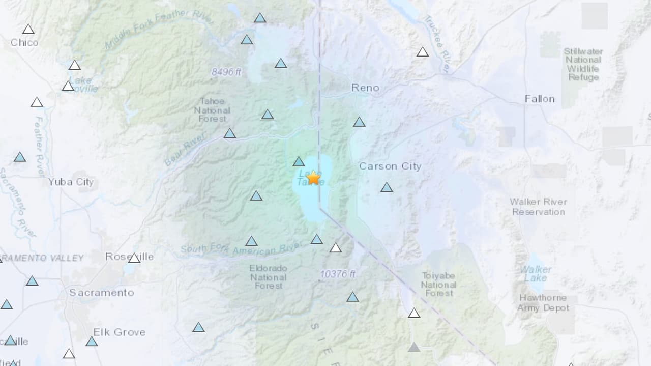 Sismo de 4.2 grados sacude el área de Lake Tahoe