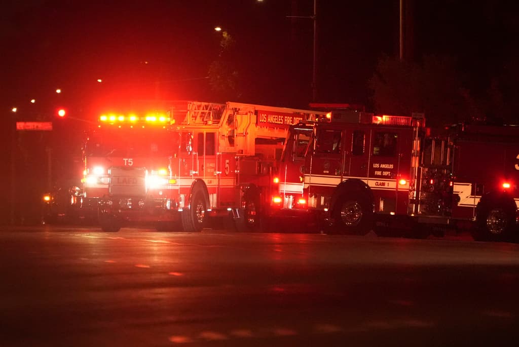 El Departamento de Bomberos de Los Ángeles utilizó 
<b>grúas y las llamadas jaulas de rescate</b> para ejecutar el operativo en Wilmington, tomando en cuenta que nadie resultara herido.