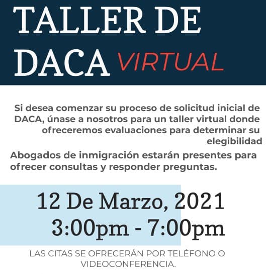 ¿Desea tramitar su solicitud de DACA? 