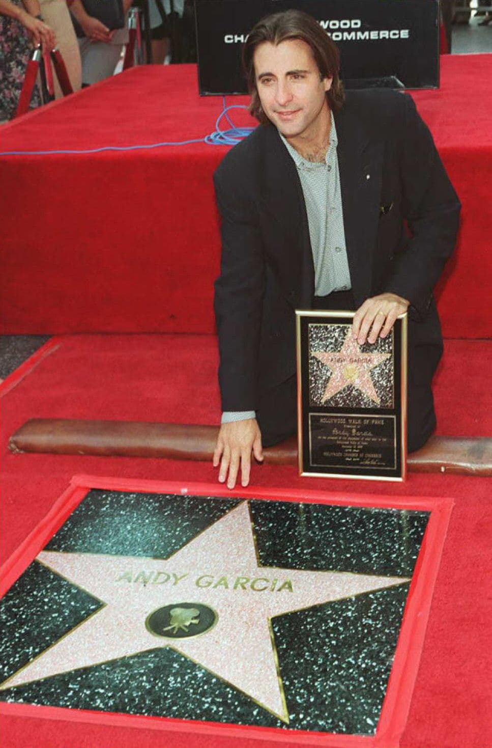 <b>Andy García</b> tiene raíces cubanas y ha participado en algunas de las películas más reconocidas de 
<b>Hollywood.</b> Recibió su estrella en 1995.
