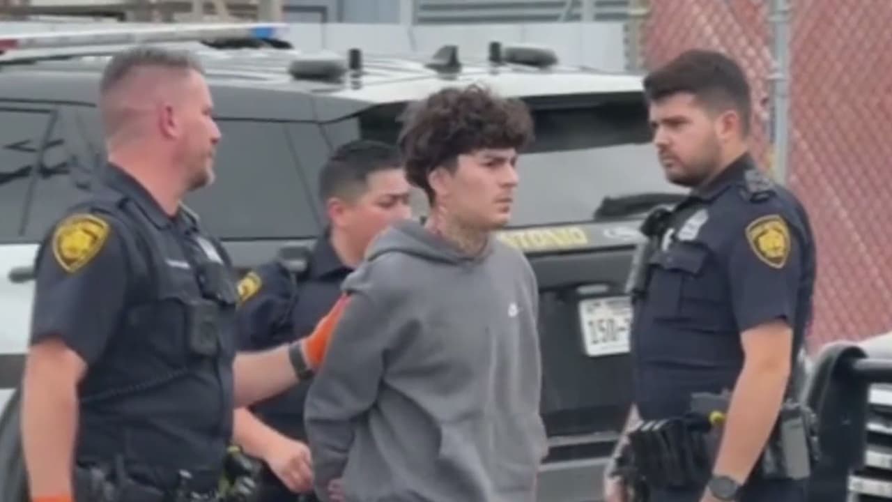 Así fue una persecución contra un sospechoso armado en San Antonio