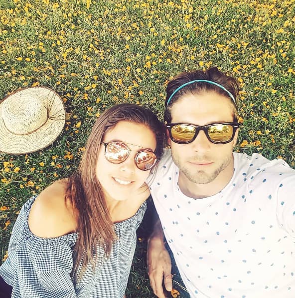 La actriz trabajó junto a Horacio en "Un Camino Hacia El Destino" y fue ahí donde se dio el flechazo.