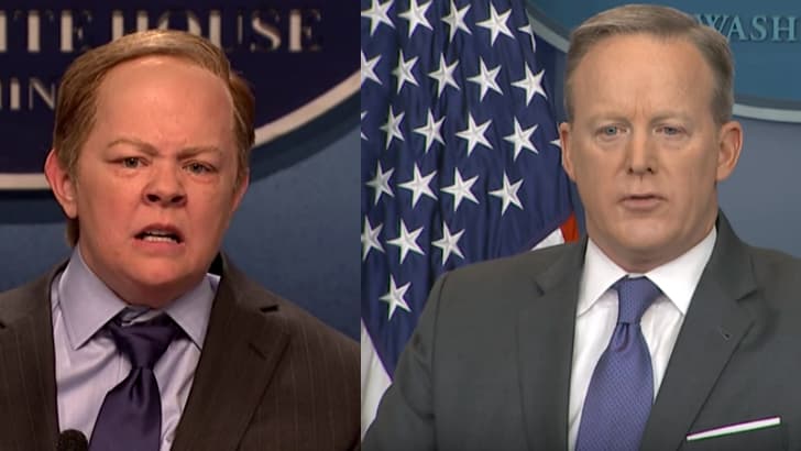 Secretario de Prensa de Trump revela a Melissa McCarthy cómo imitarlo mejor en 'SNL'