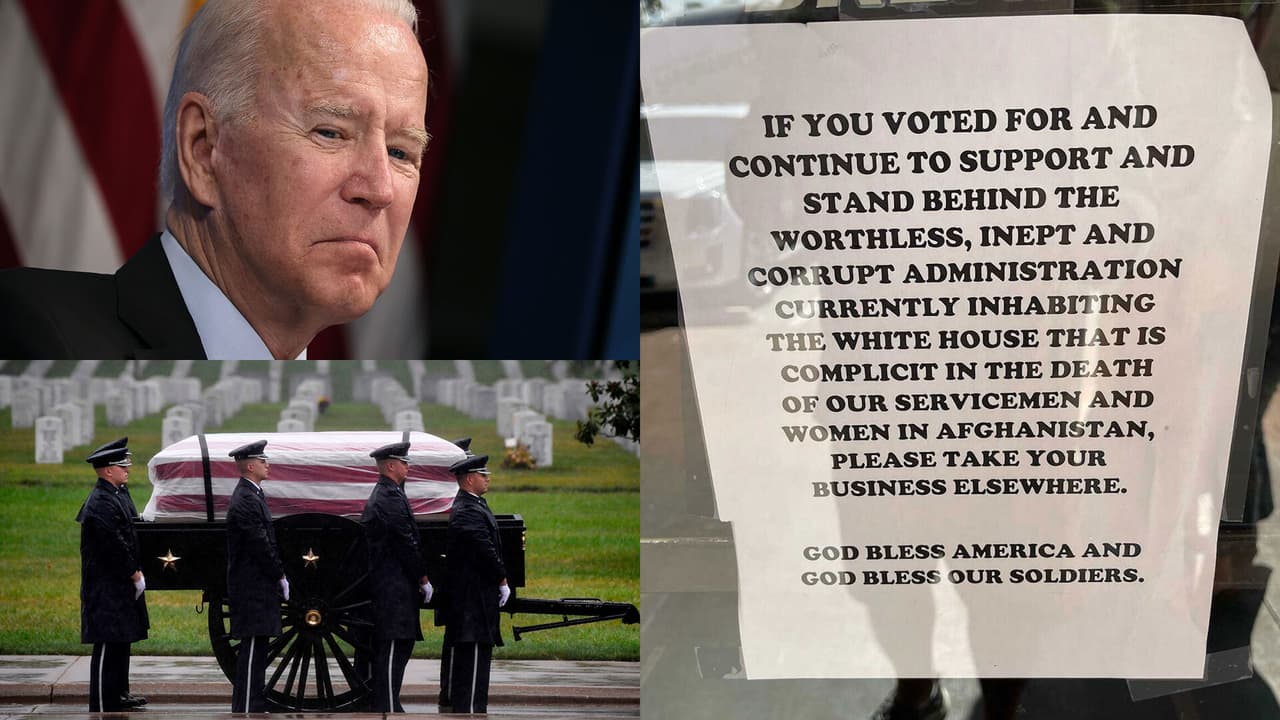 Dueña de restaurante en Florida no acepta a clientes seguidores de Biden tras muertes en Afganistán