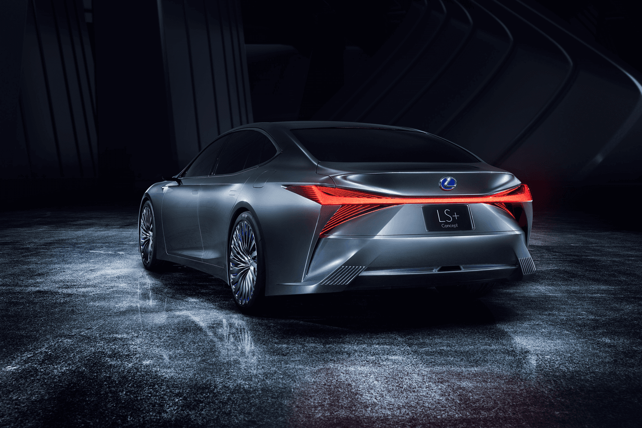 <b>Lexus LS + Concept</b>
<br>Cuenta con rines de 22 pulgadas y sustituye los espejos retrovisores por dos cámaras.
