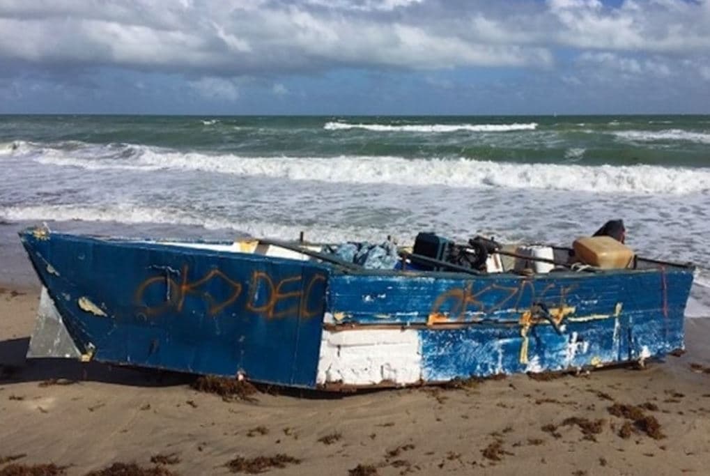 Hallaron una presunta embarcación de balseros cubanos abandonada en Jensen Beach