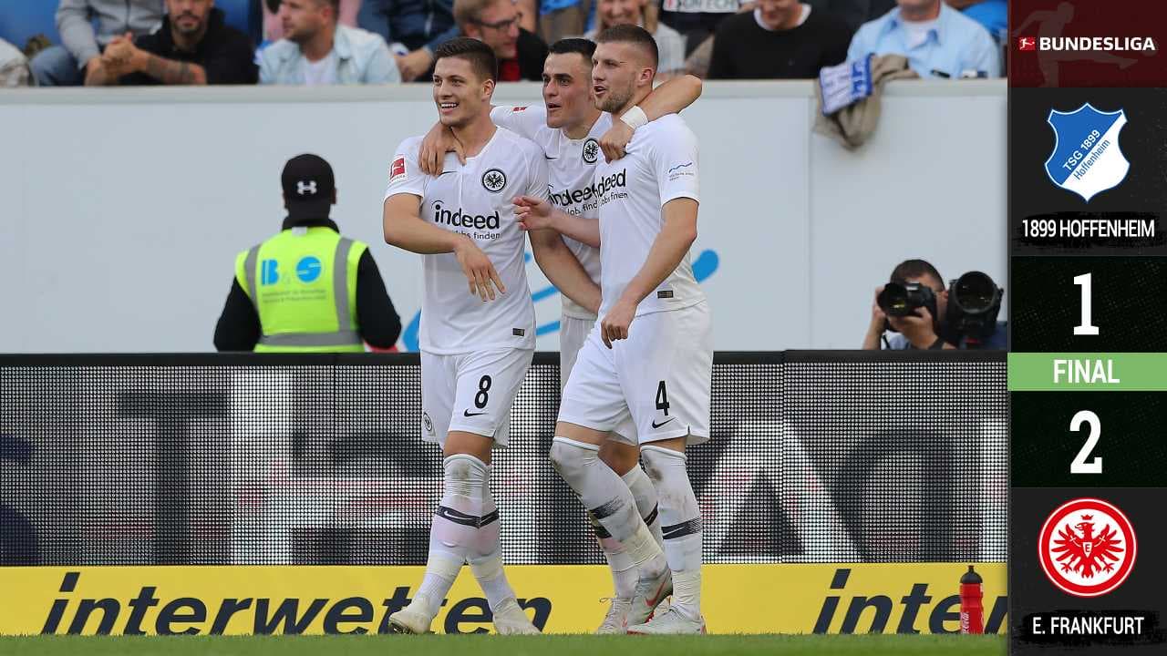 Ante Rebic fue el autor del primer gol del juego.