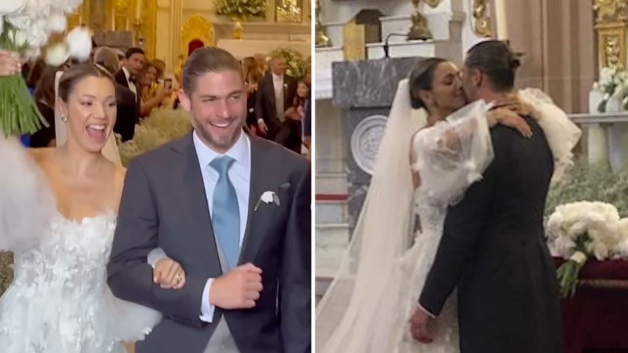 Así fue la boda religiosa de Horacio Pancheri: los dos vestidos de su novia, el banquete y más 