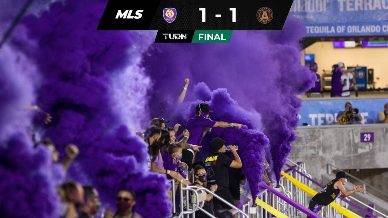 Atlanta United rasguña empate a Orlando City en los minutos finales