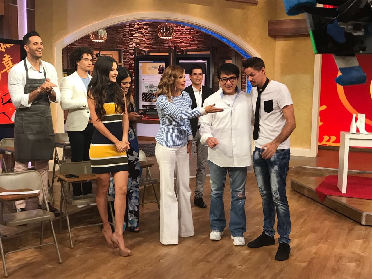 También aprovechamos para presentarle a un gran admirador que deseaba tatuarse su firma.