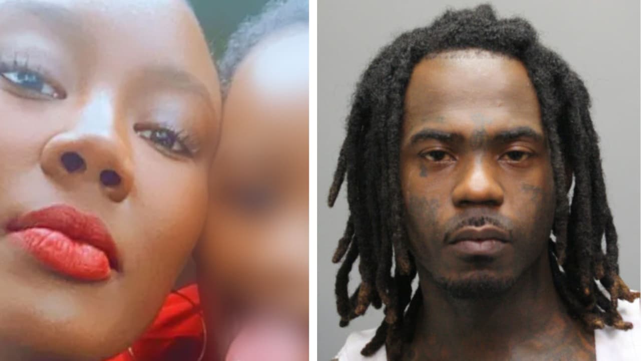 Dominique Menefee fue acusado de asesinar a una madre en presencia de su hijo y está huyendo