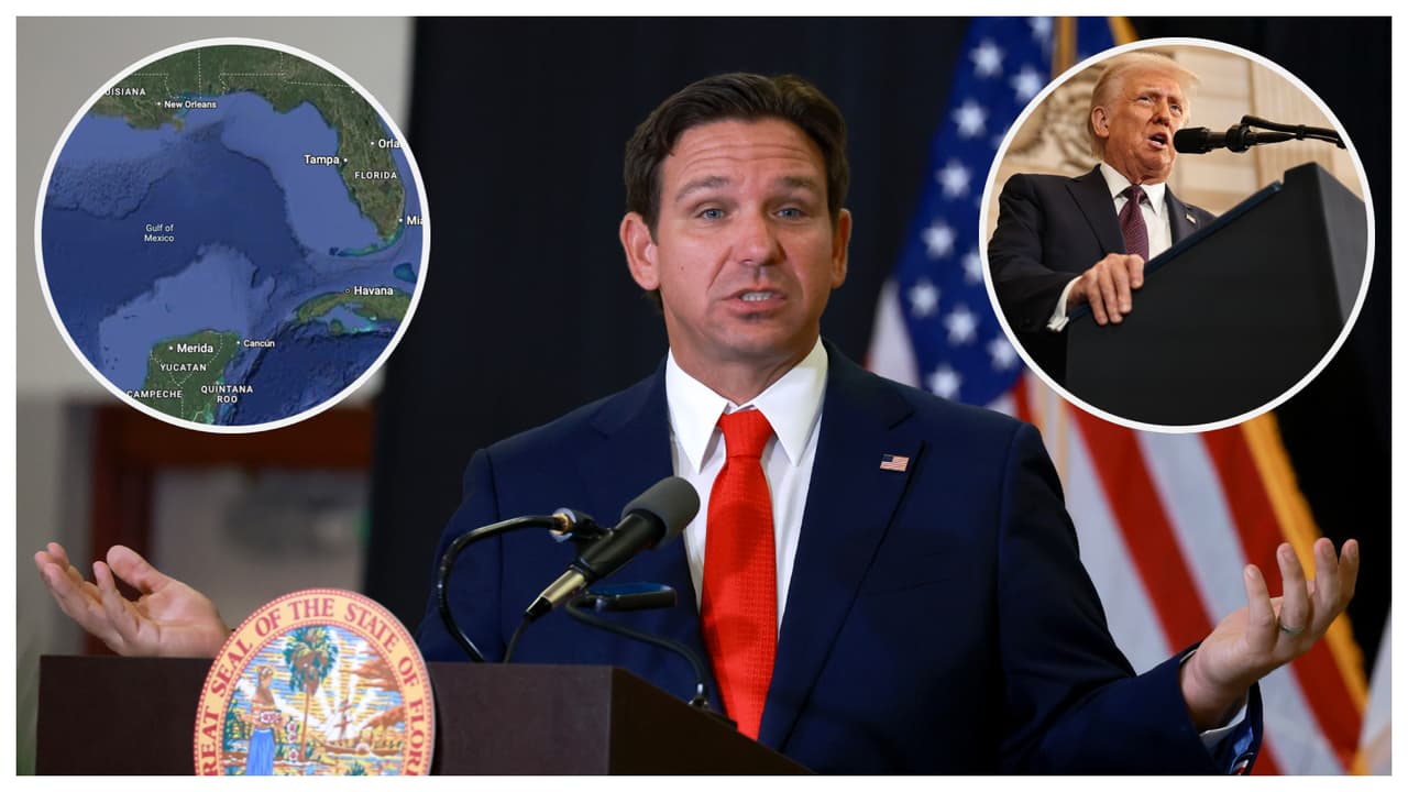 DeSantis adopta el nombre de Golfo de América por el Golfo de México antes de que Trump firme la orden 