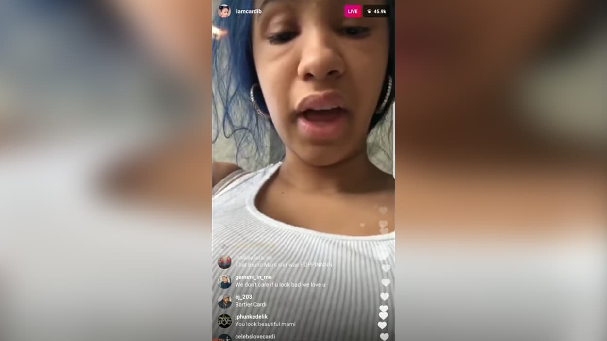 Cardi B out of the hospital after suffering from a severe allergic reaction 