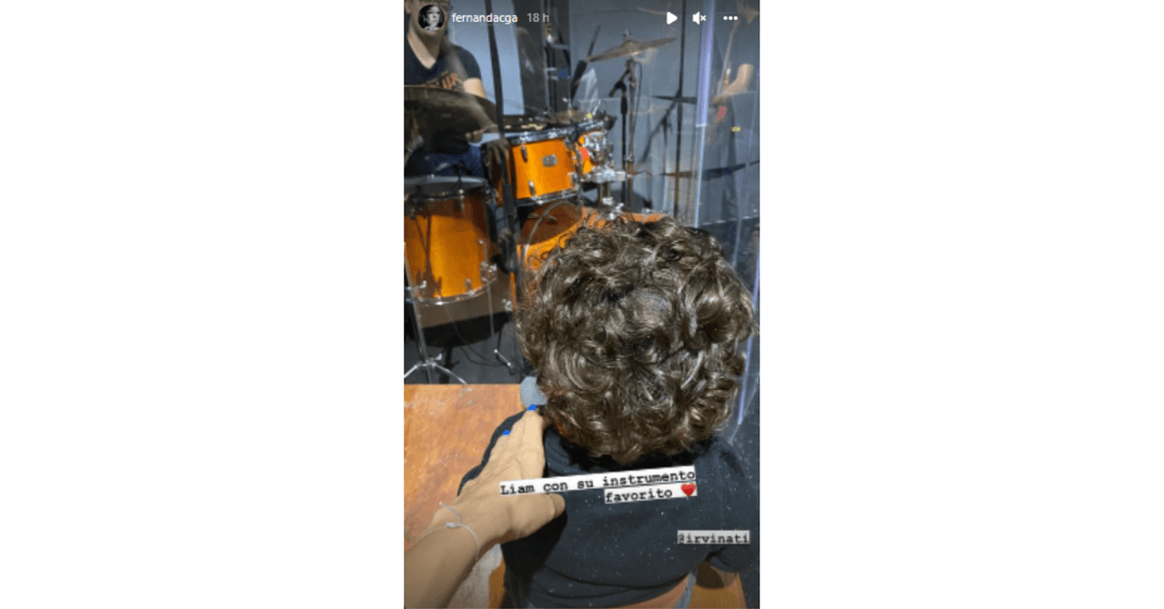 Liam, hijo de Fernanda Castillo