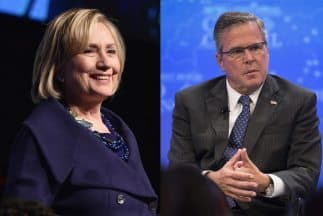 La guerra de Hillary y Jeb... en Twitter