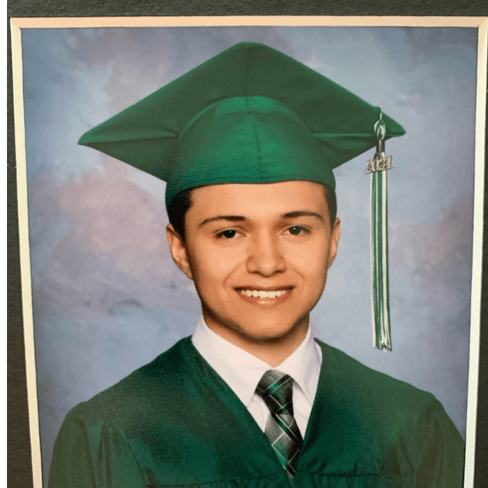 <b>Marc Soto </b>— Manteca High School
<br>
<br>"¡Felicidades a Marc por todos sus logros y graduación de Manteca High School!"